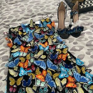 Dress and shoe combo Akira originally $129 never worn